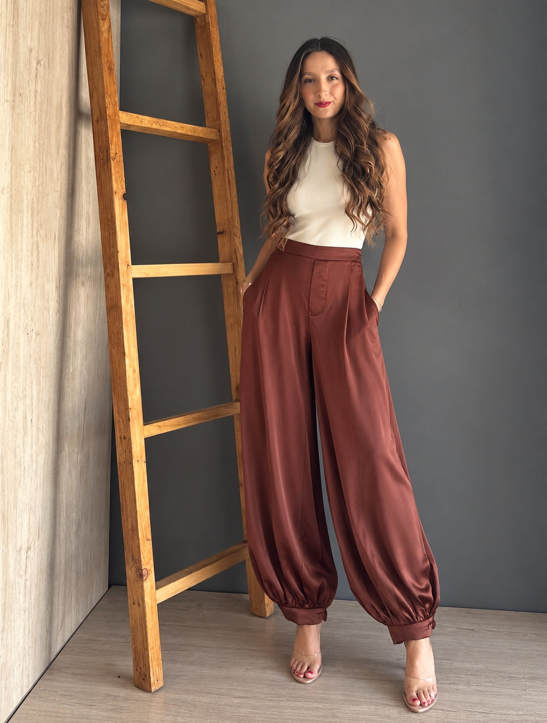 Chocowine Ball Harem Pants