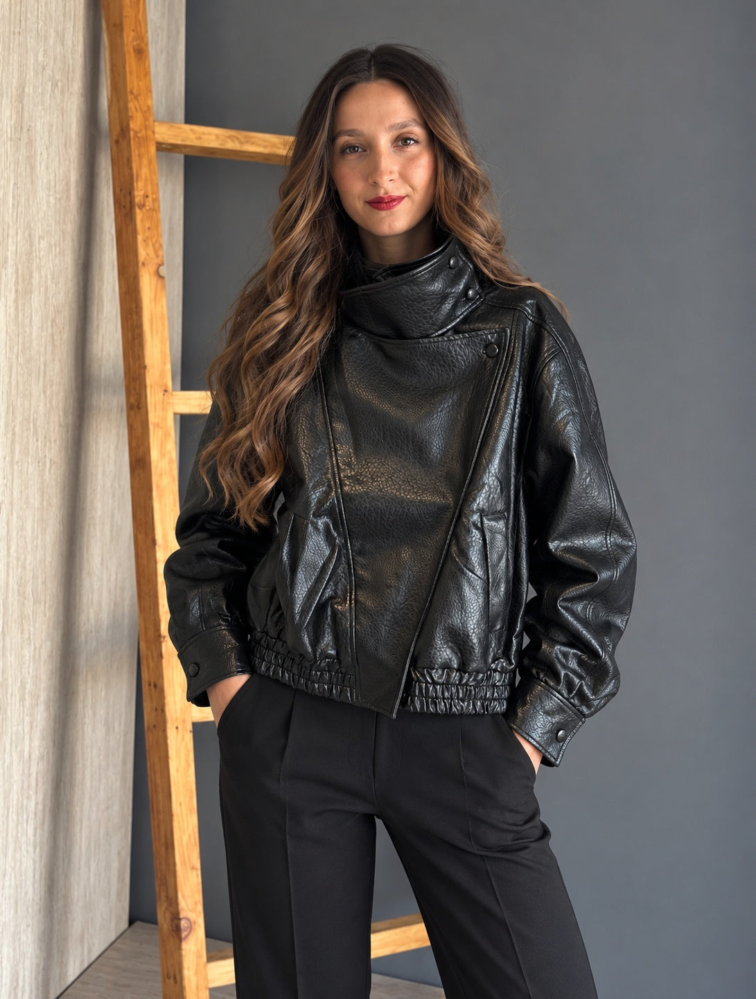 Black Bomber Jacket