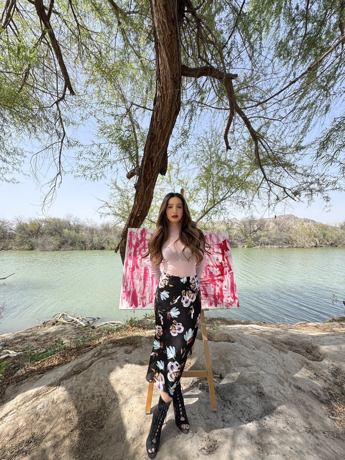 CHLOE POLKA DOT BLOUSE