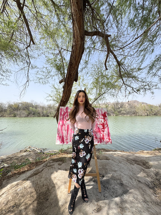 CHLOE POLKA DOT BLOUSE