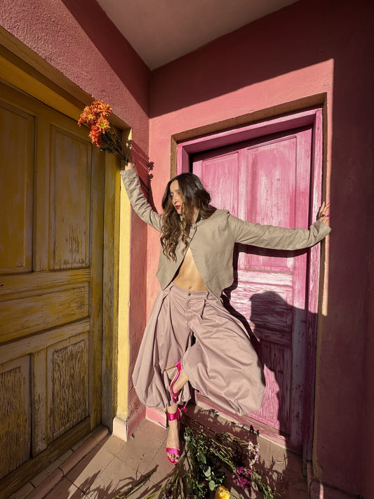 ELIANA LINEN BLAZER