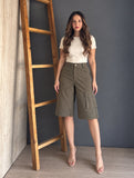 Olive Bermuda Cargo Shorts