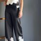 Black Pants Lace Details – Negro negro - vista 1