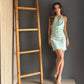 Mint Scarf Mini Dress – Verde Menta verde menta - vista 1