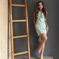Mint Scarf Mini Dress – Verde Menta verde menta - vista 4