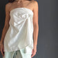 White Knit Top – Blanco blanco - vista 2