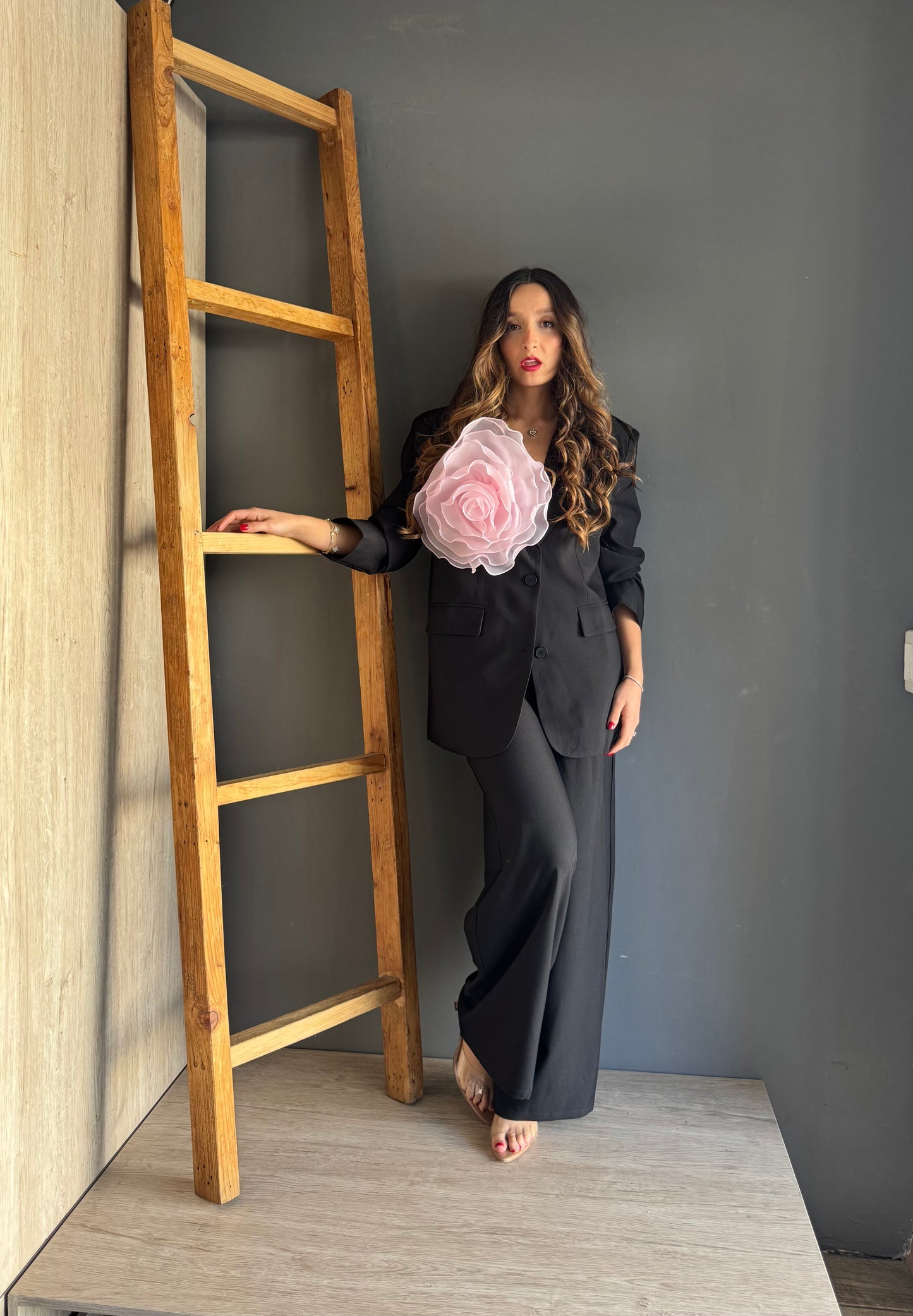 Black Rose Suit – Negro negro - vista 4