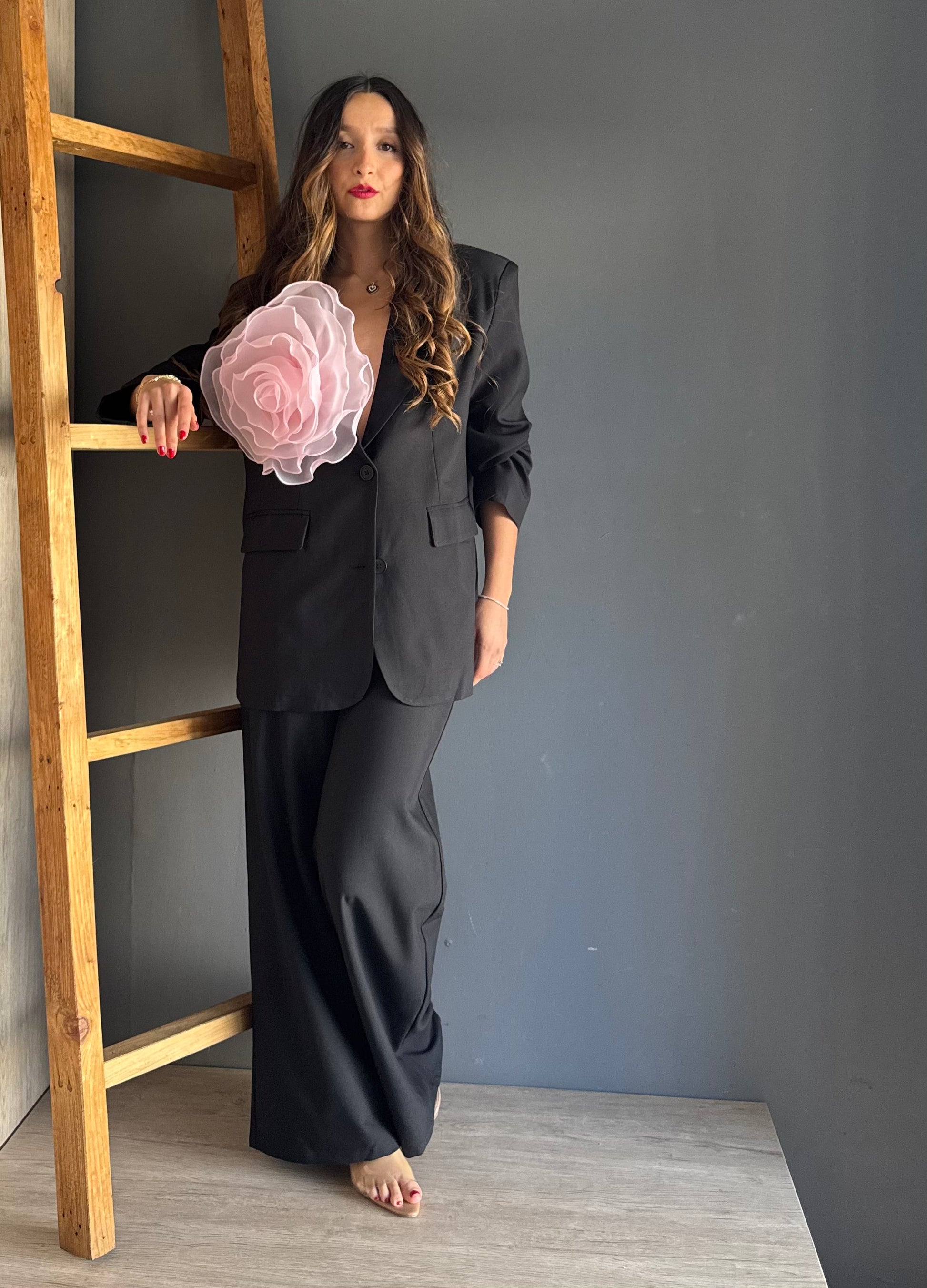 Black Rose Suit – Negro negro - vista 6