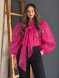 Fuchsia Blouse