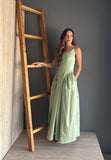 Green Maxi Dress – Verde Claro verde claro - vista 1