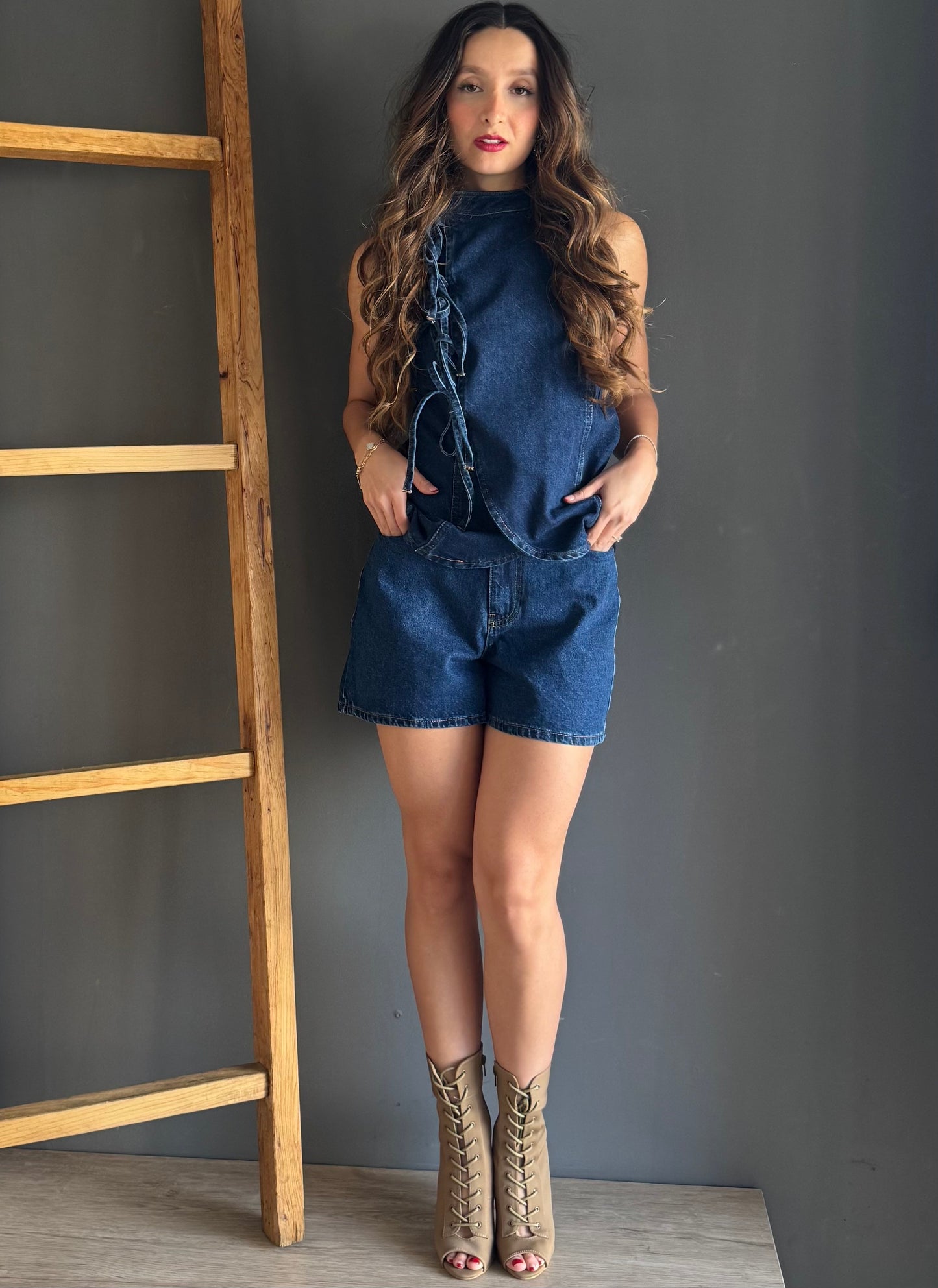 Denim Twin Set – Mezclilla Oscura mezclilla oscura - vista 3