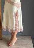 Satin Skirt White – Perla, Rosa perla, rosa - vista 1
