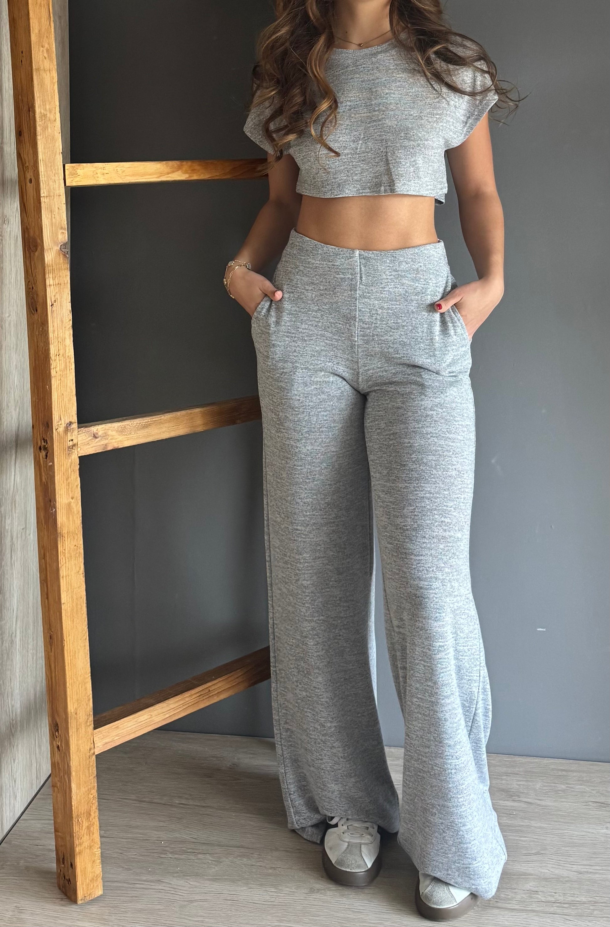 Lory Two Piece Set Heather Grey – Gris gris - vista 2
