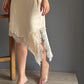 Cream Asymmetrical Satin Skirt – Champagne Claro champagne claro - vista 1