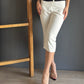 Striped Capri Ivory – Pinstripe pinstripe - vista 1