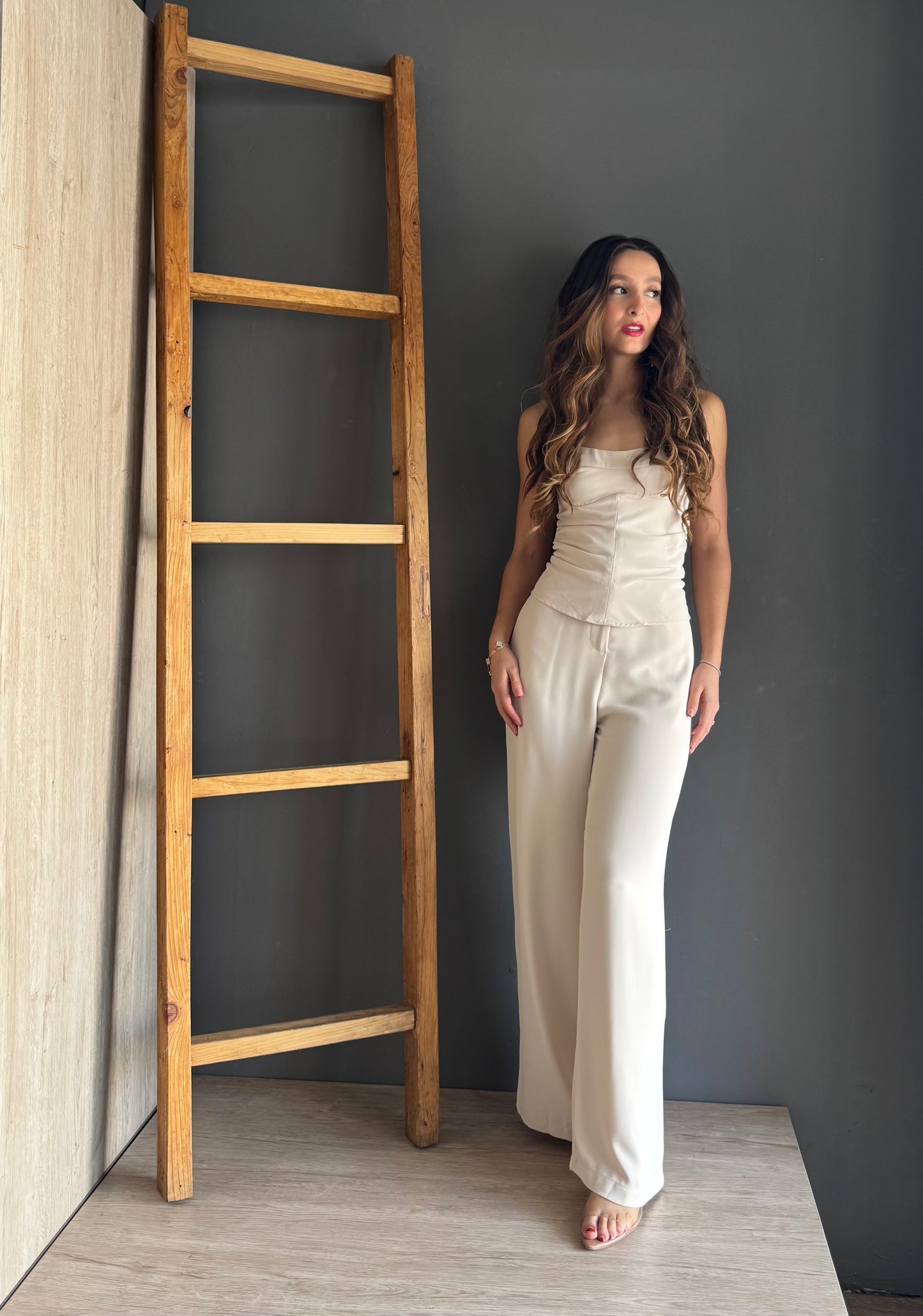 Beige Two Piece Set – Crema crema - vista 1