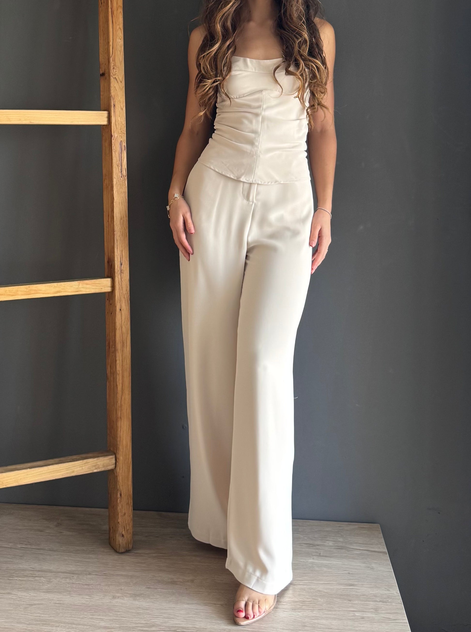 Beige Two Piece Set – Crema crema - vista 2