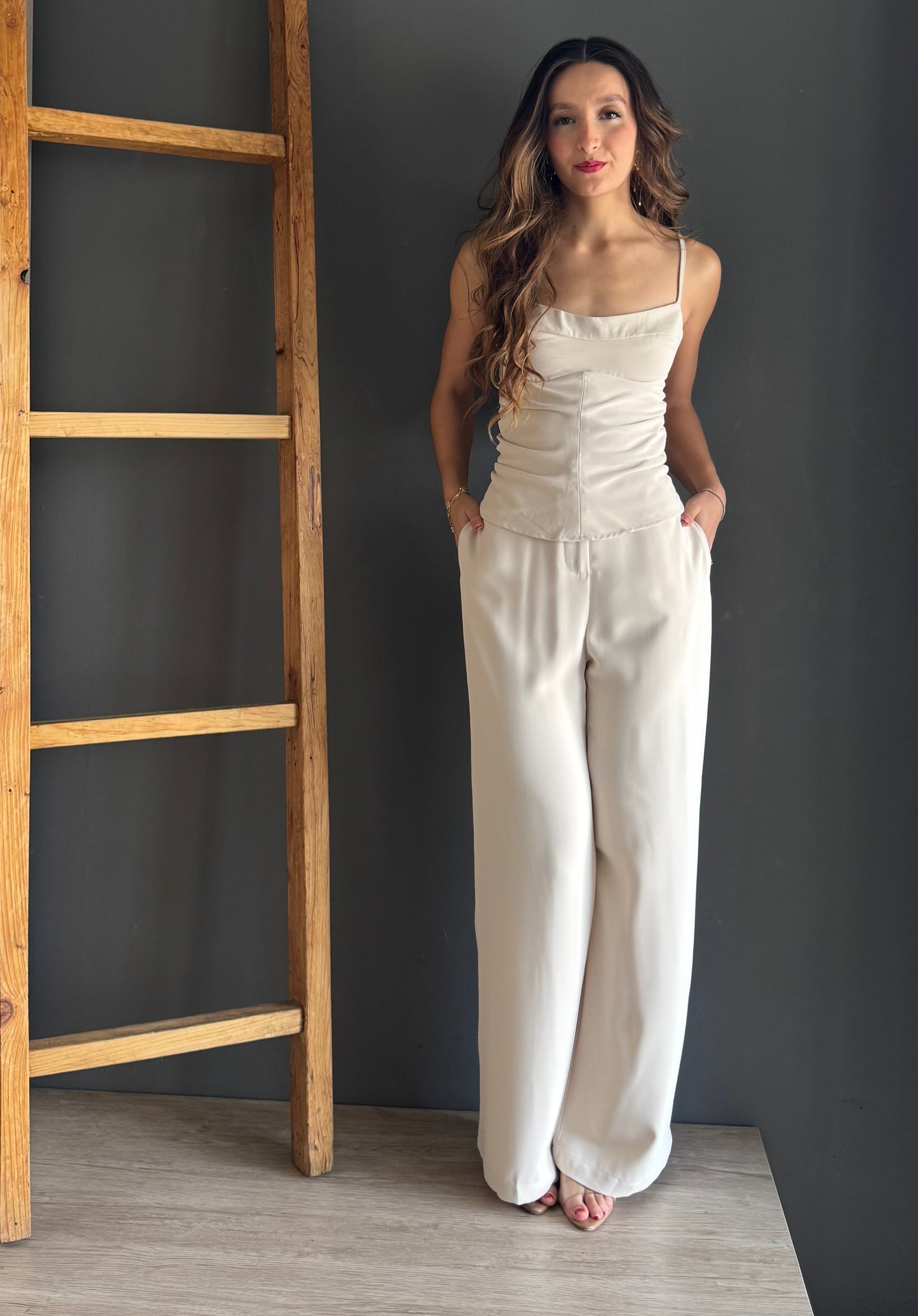 Beige Two Piece Set – Crema crema - vista 6