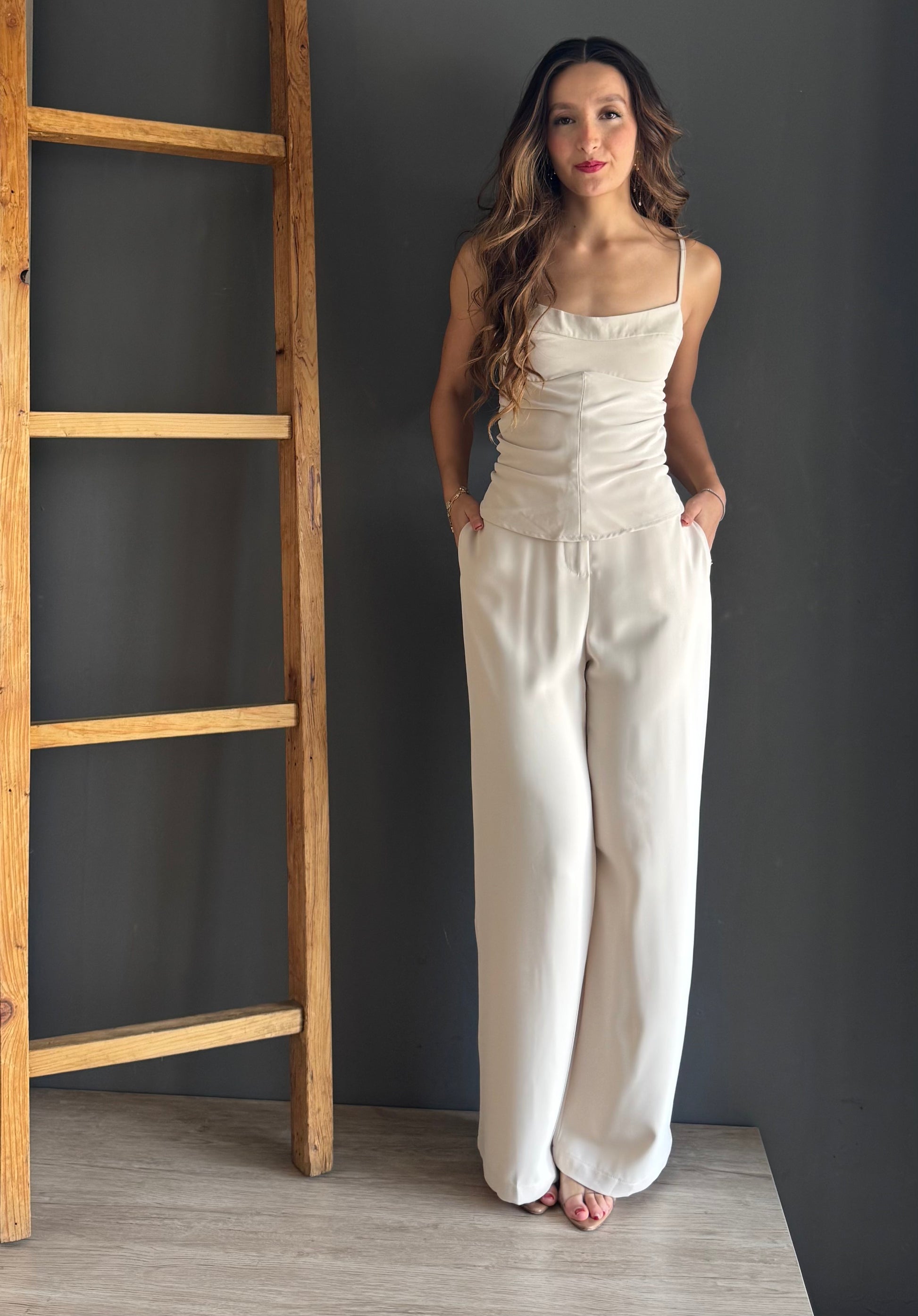 Beige Two Piece Set – Crema crema - vista 6