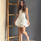 White Floral Mini Dress – Blanco blanco - vista 4