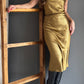 Metallic Midi Skirt Gold – Dorada dorada - vista 1
