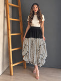 Falda Ultra Globo Raya Negro