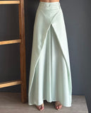 Pantalon Doble Pretina Rayado Verde – Verde Clarito verde clarito - vista 1