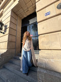 Vestido Con Capa Chifon Gris gris - vista 1