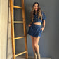 Skort Dk Denim Set – Mezclilla mezclilla - vista 1