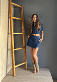 Skort Dk Denim Set – Mezclilla mezclilla - vista 1