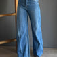 High Waist Jeans – Mezclilla Deslavada mezclilla deslavada - vista 1