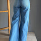 High Waist Jeans – Mezclilla Deslavada mezclilla deslavada - vista 4