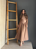Halther Dress Mocha – Nude nude - vista 1