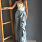 Ruffle Jean – Mezclilla Clara mezclilla clara - vista 3