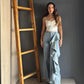Ruffle Jean – Mezclilla Clara mezclilla clara - vista 4
