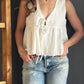 Pina Colada Tie Front Top – Naranja naranja - vista 2