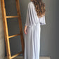 Maxi Dress Light Grey – Azul Acua azul acua - vista 4