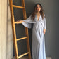 Maxi Dress Light Grey – Azul Acua azul acua - vista 5