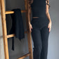 Crossed Jean Dark Blue – Mezclilla mezclilla - vista 4