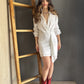 Off White Shirt Dress – Blanca blanca - vista 2