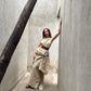 Ariana Beige Linen Vest