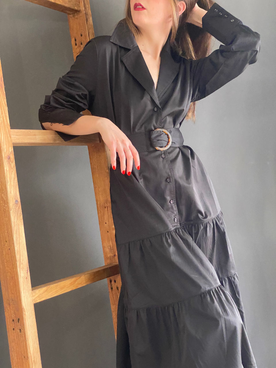 Eliza Black Maxi Dress